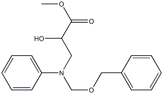 BENZYLOXYMETHYLPHENYLISOSERINE METHYL ESTER,N- Struktur