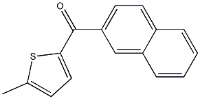 5-METHYL-2-(2-NAPHTHOYL)THIOPHENE Struktur