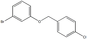 3-BROMOPHENYL-(4-CHLOROBENZYL)ETHER Struktur