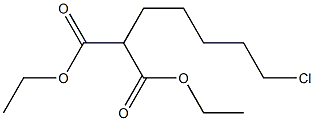 DIETHYL (5-CHLOROPENTYL)MALONATE Struktur