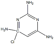 2,4,6-TRIAMINO-6-CHLOROPYRIMIDINE Struktur