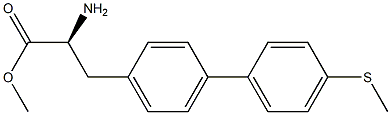 METHYL (2S)-2-AMINO-3-[4-(4-METHYLTHIOPHENYL)PHENYL]PROPANOATE Struktur