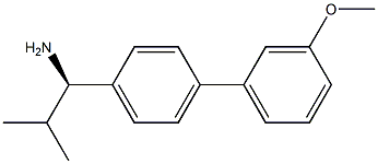 (1R)-1-[4-(3-METHOXYPHENYL)PHENYL]-2-METHYLPROPYLAMINE Struktur