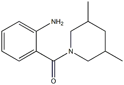 2-[(3,5-DIMETHYLPIPERIDIN-1-YL)CARBONYL]ANILINE Struktur