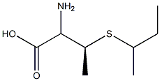 (S)-2-AMINO-3-(S-BUTYLTHIO)BUTANOIC ACID Struktur