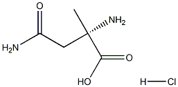 (S)-2-AMINO-2-METHYL-SUCCINAMIC ACID HYDROCHLORIDE Struktur