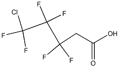 5-CHLORO-3,3,4,4,5,5-HEXAFLUOROPENTANOIC ACID Struktur