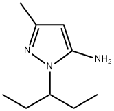 2-(1-ETHYL-PROPYL)-5-METHYL-2H-PYRAZOL-3-YLAMINE Struktur