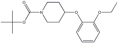 4-(2-ETHOXY-PHENOXY)-PIPERIDINE-1-CARBOXYLIC ACID TERT-BUTYL ESTER Struktur