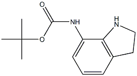 TERT-BUTYL INDOLIN-7-YLCARBAMATE Struktur