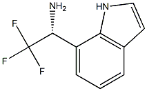 (1R)-2,2,2-TRIFLUORO-1-INDOL-7-YLETHYLAMINE Struktur