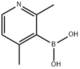 2,4-DIMETHYLPYRIDINE-3-BORONIC ACID Struktur