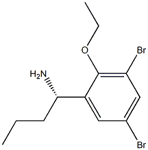 (1S)-1-(3,5-DIBROMO-2-ETHOXYPHENYL)BUTYLAMINE Struktur