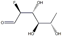 2-FLUORO-2-DEOXY-L-FUCOSE Struktur