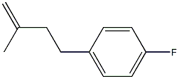 4-(4-FLUOROPHENYL)-2-METHYL-1-BUTENE Struktur