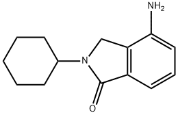 4-AMINO-2-CYCLOHEXYL-1-ISOINDOLINONE Struktur