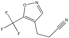 4-CYANOETHYL-5-(TRIFLUOROMETHYL)ISOXAZOLE Struktur