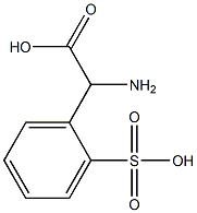 AMINO-(2-SULFO-PHENYL)-ACETIC ACID Struktur