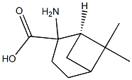 2-AMINO-2-[(1R)-(+)-6,6-DIMETHYLBICYCLO[3.1.1]HEPTANE]CARBOXYLIC ACID Struktur