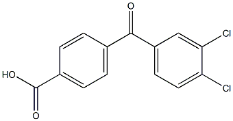 4-(3,4-DICHLOROBENZOYL)BENZOIC ACID Struktur