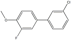 3'-CHLORO-3-FLUORO-4-METHOXY-BIPHENYL Struktur