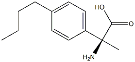 (2S)-2-AMINO-2-(4-BUTYLPHENYL)PROPANOIC ACID Struktur