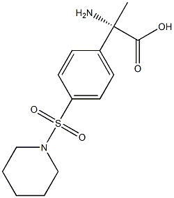 (2S)-2-AMINO-2-[4-(PIPERIDYLSULFONYL)PHENYL]PROPANOIC ACID Struktur