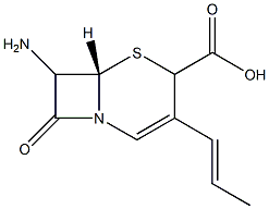 7-AMINO-3-PROPENYLCEPHEM-4-CARBOXYLIC ACID Struktur