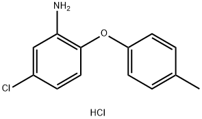 5-CHLORO-2-(4-METHYLPHENOXY)ANILINE HYDROCHLORIDE Struktur