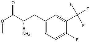 METHYL (2S)-2-AMINO-3-[4-FLUORO-3-(TRIFLUOROMETHYL)PHENYL]PROPANOATE Struktur