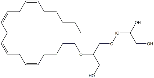 2-ARACHIDONYL GLYCEROL, [GLYCEROL 1,3-3H] Struktur