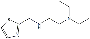 N,N-DIETHYL-N'-THIAZOL-2-YLMETHYL-ETHANE-1,2-DIAMINE Struktur