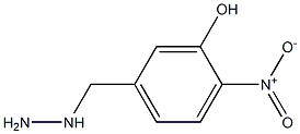 3-HYDROXY-4-NITRO-BENZYL-HYDRAZINE Struktur