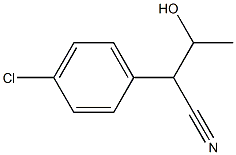 2-(4-CHLOROPHENYL)-3-HYDROXYBUTANENITRILE Struktur