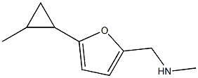 N-METHYL-N-[[5-(2-METHYLCYCLOPROPYL)-2-FURYL]METHYL]AMINE Struktur