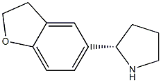 5-((2S)PYRROLIDIN-2-YL)-2,3-DIHYDROBENZO[B]FURAN Struktur