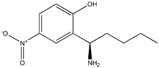 2-((1R)-1-AMINOPENTYL)-4-NITROPHENOL Struktur