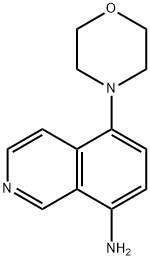 5-MORPHOLIN-4-YLISOQUINOLIN-8-AMINE Struktur