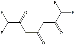 1,1,7,7-TETRAFLUOROHEPTANE-2,4,6-TRIONE Struktur