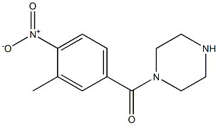 1-(3-METHYL-4-NITROBENZOYL)PIPERAZINE Struktur