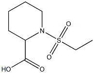 1-(ETHYLSULFONYL)PIPERIDINE-2-CARBOXYLIC ACID Struktur