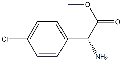 (R)-AMINO-(4-CHLORO-PHENYL)-ACETIC ACID METHYL ESTER Struktur