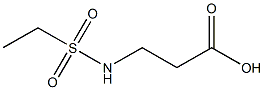 3-[(ETHYLSULFONYL)AMINO]PROPANOIC ACID Struktur