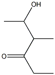 3-METHYL-2-HEXANOL-4-ONE Struktur