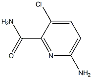 6-AMINO-3-CHLOROPYRIDINE-2-CARBOXAMIDE Struktur