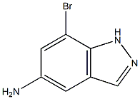 5-AMINO-7-BROMO-1H-INDAZOLE Struktur