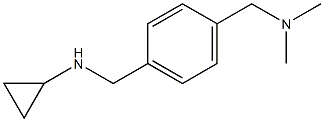 CYCLOPROPYL-(4-DIMETHYLAMINOMETHYL-BENZYL)-AMINE Struktur