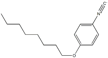 4-OCTYLOXY-PHENYLISOCYANIDE Struktur