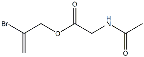 R-N-ACETYL-(2-BROMO)-ALLYL GLYCINE Struktur