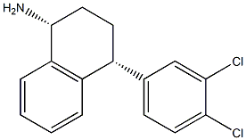 (1R,4R)-4-(3,4-DICHLOROPHENYL)-1,2,3,4-TETRAHYDRONAPHTHALEN-1-AMINE Struktur